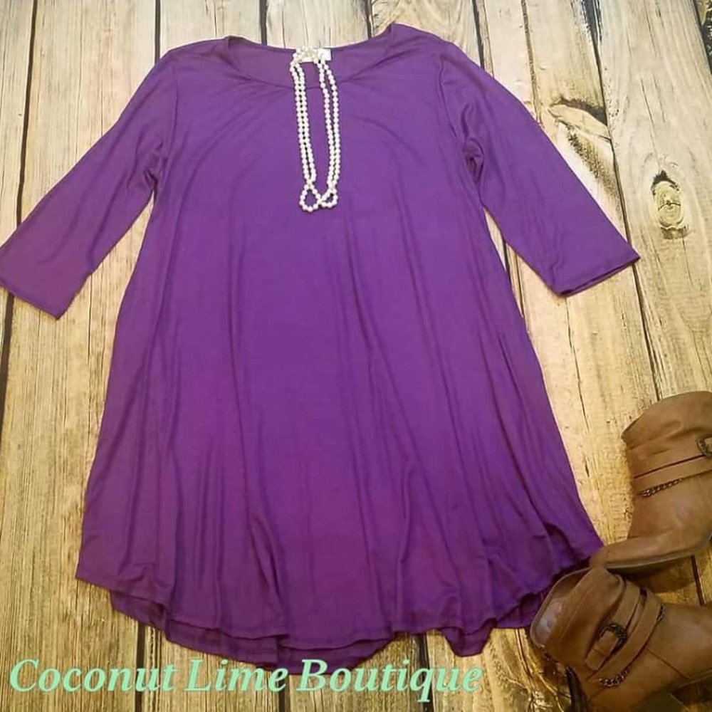 Plus Size Swing Dress with Pockets!! 2x